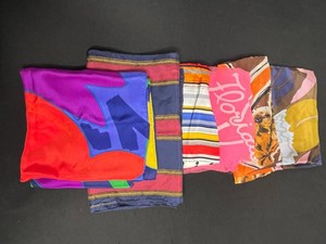 VTG Scarf Collection - Perry Ellis, Florida & Assorted Patterns