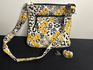 Quilted Crossbody Bag - Vera Bradley Floral With Tape Measurer