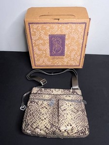 Handbag - Brighton Snake-Print Crossbody With Box & Dust Bag