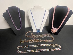 VTG Beaded Costume Necklaces - Mixed Styles & Pendants