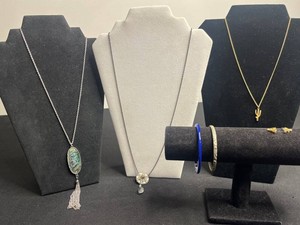 Costume Jewelry Mixed Lot - 3 Necklaces, Bracelets & Earrings