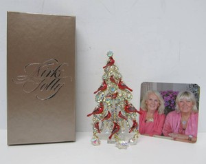 Mint in Box Large KIRKS FOLLY Christmas Tree Brooch&nbsp