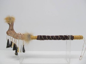 Native American Made Ceremonial Dance Wand&nbsp
