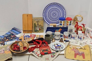 Large Estate Lot of Scandinavian Items &amp Decor