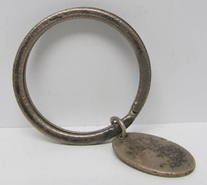 Antique Hallmarked Sterling Silver Keychain&nbsp