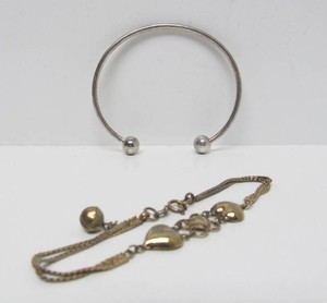 Sterling Silver Charm Bracelet &amp Sterling Silver Cuff Bracelet