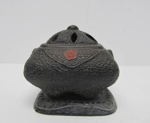 Vintage Japanese Iron Incense Burner