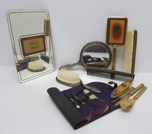 Group of Vintage &amp Antique Vanity Sets