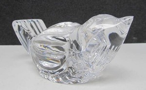 Signed WATERFORD Crystal Bird