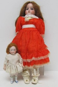 2 Original Antique Early 1900s era Dolls