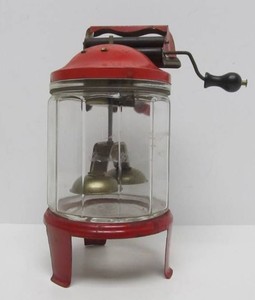 vintage 1930s era WOLVERINE Glass  Tin Toy Washer
