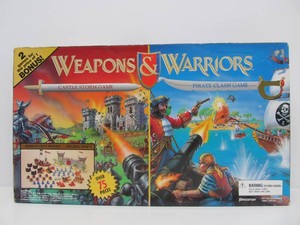 Pressman 1997 Weapons &amp Warriors Board Game in COMPLETE in Original Box