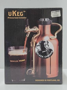 New in Box UKEG Copper Pressurized Beer Growler