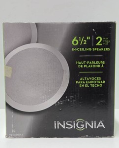 New in Box INSIGNIA 2-Way In-Ceiling Speaker System