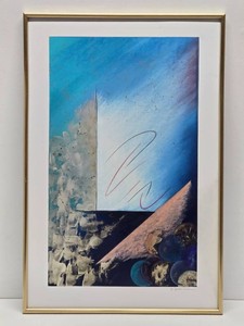 Large Framed Signed Artwork by Kati Roberts