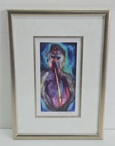 Framed Signed QUAN LIN - Lynne Holiday Artwork
