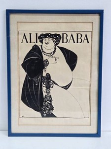 Old Vintage Framed Artwork by Aubrey Beardsley - Alibaba