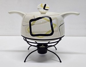 Mid Century RED WING Smart Set Fondue or Warming Pot wLid&nbsp