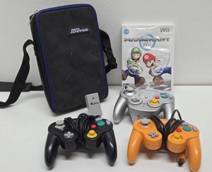 Nintendo GameCube Controllers &amp Mario Kart Wii Game