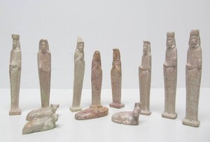 Group of Vintage Genuine Carved Stone Figures