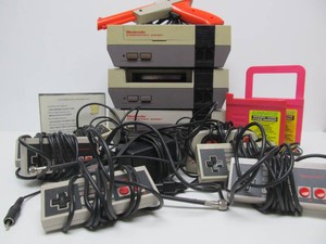 Lot of 3 Nintendo NES Video Game Systems wControllers &amp Cords