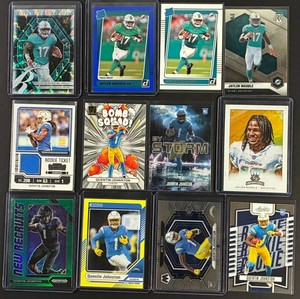 Jaylen Waddle and Quentin Johnston - 12 Cards