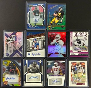 Various Autograph Cards - 10 Cards