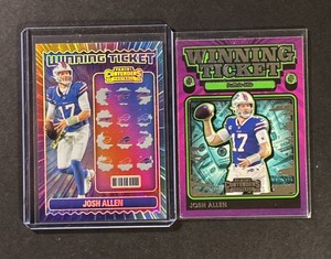 Josh Allen Contenders Winning Ticket - 2 Cards