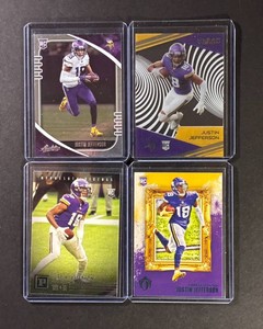 Justin Jefferson Rookie Cards - 4 Cards