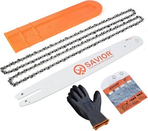 Savior 18 Chainsaw Bar and Chain Combo.325 .063 68DL for stihl 025 MS250