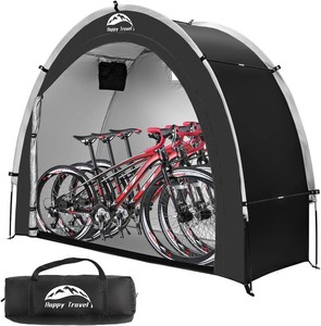 Happy Travel Bike Storage Shed Tent, Outdoor Portable Bicycle Storage Sheds