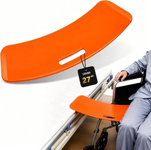 LOSCHEN Upgrade Short Version 27-inch, Slide Transfer Board, Patient Slide Assist Device for Transferring Patient or Handica from Wheelchair to Bed, Toilet, Tub, Car, Weight Capacity 440 lbs