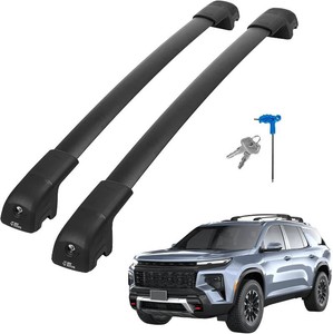 JOYTUTUS Roof Rack Cross Bars Compatible with Chevy Chevrolet Traverse