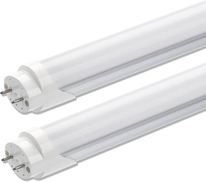 2 Pack T8 LED Bulbs 4 Foot, 18W 2400LM, 6000K, Ballast Bypass