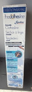 Household Essentials 5 Line Retractable Indoor Outdoor Clothesline Clothes Dryer Sold $95 on eBay