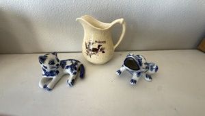 Pitcher and Figurines