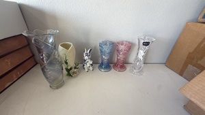 Glass & Figurine Lot