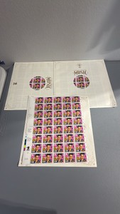 3 Pages of Elvis Stamps
