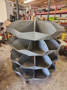 Farm Industrial Frick-Gallagher �Rotabin� Parts Bin