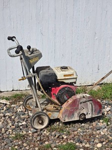 Stone Saw Devil Walk Behind Concrete Saw with Honda GX240 8 HP Engine