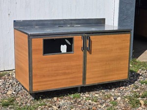 Duke 60 Inch Commercial Service Cabinet with Stainless Steel Top
