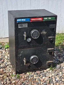 CSS Commercial Double Compartment Depository Safe with Dual Electronic Keypads