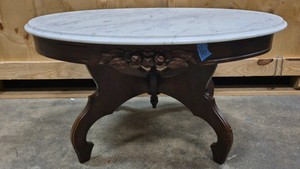 vintage marble coffee table