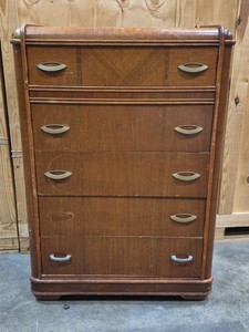vintage waterfall dresser