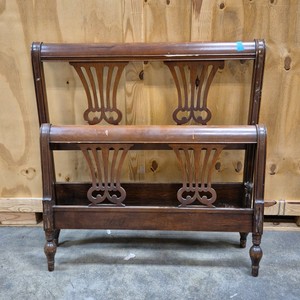vintage headboard and footboard