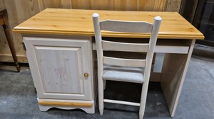 student desk and chair
