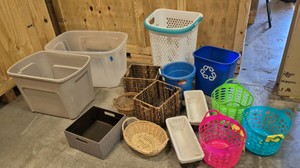 assorted storage items