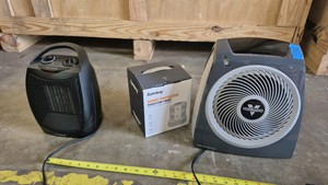 fan heater and power strip