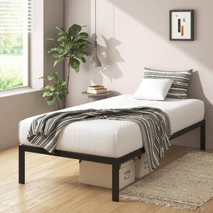 Zinus Mia Metal Platform Bed Frame, Twin Black