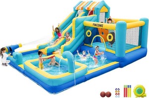 $490 FINCOME 750W Inflatable Bounce House